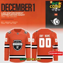 Anaheim Ducks Law Enforcement Appreciation Night Limited Edition Hockey Jersey