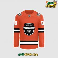 Anaheim Ducks Law Enforcement Appreciation Night Limited Edition Hockey Jersey