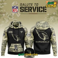 Arizona Cardinals Salute to Service 2024 Exclusive Edition Hoodie