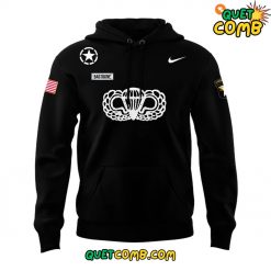 Army Black Knights Airborne Alternate Limited Edition Black Hoodie