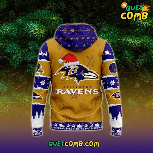 Baltimore Ravens Merry Christmas 2024 Limited Edition Hoodie