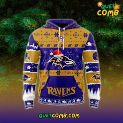 Baltimore Ravens Merry Christmas 2024 Limited Edition Hoodie