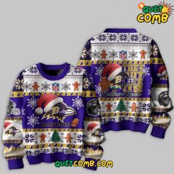 Baltimore Ravens ” They Not Like US” 2024 Limited Edition Ugly Sweater