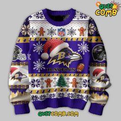 Baltimore Ravens ” They Not Like US” 2024 Limited Edition Ugly Sweater