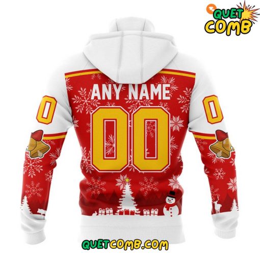 Calgary Flames Special Merry Christmas Limited  Edition Hoodie