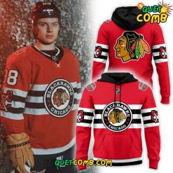 Chicago Blackhawks Winter Collection 2024 Custom Name Hoodie