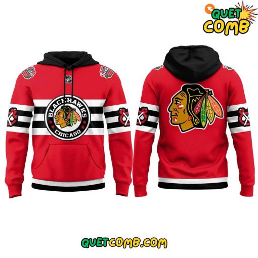 Chicago Blackhawks Winter Collection 2024 Custom Name Hoodie