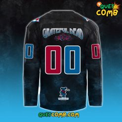 Colorado Avalanche Grateful Dead Night Custom Name Hockey Jersey