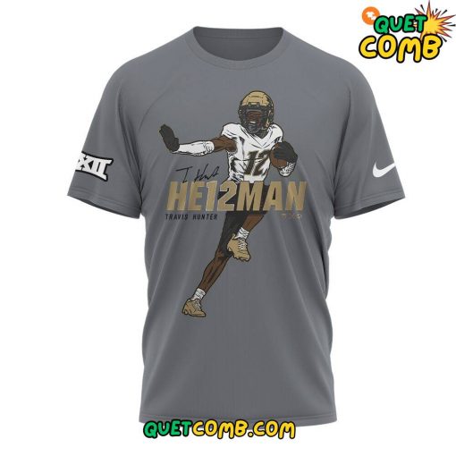 Colorado Buffaloes Travis Hunter “HE12MAN” Gray T-shirt