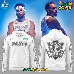 Dallas Mavericks City Edition White Hoodie