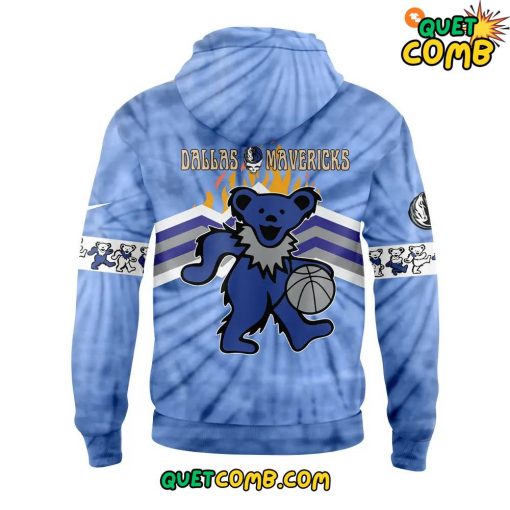 Dallas Mavericks x Grateful Dead Night 2024 Blue Hoodie