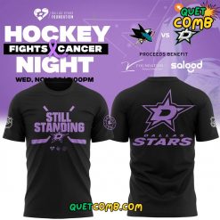 Dallas Stars Hockey Fights Cancer Night 2024 Limited Edition T-shirt