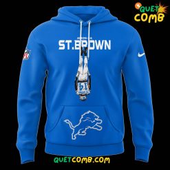 Detroit Lions x Amon-Ra St. Brown Limited Edition Blue Hoodie