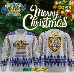 Edmonton Oil Kings Merry Christmas 2024 Limited Edition Sweatshirt