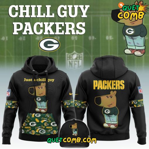 Green Bay Packers Just A Chill Guy Limited Edition 2024 Hoodie