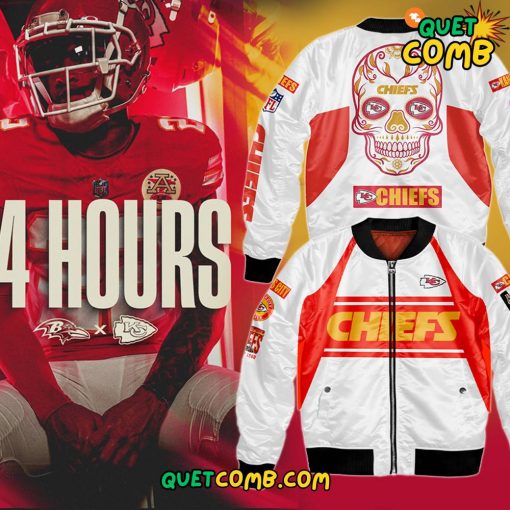 Kansas City Chiefs Skull Bomber Jacket