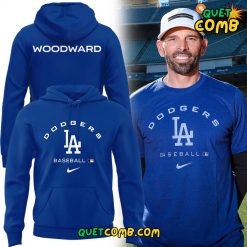 Los Angeles Dodgers x Chris Woodward 2024 Blue Hoodie