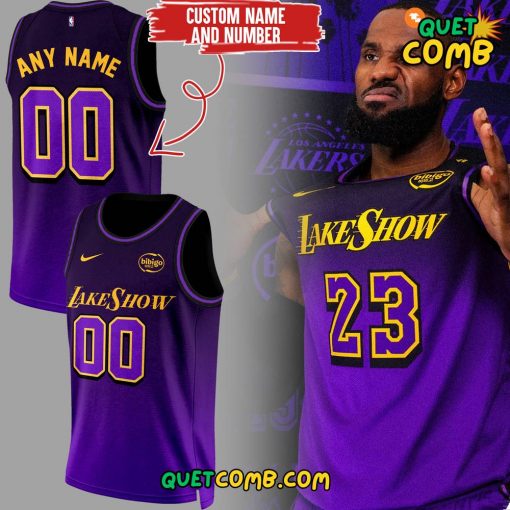 Los Angeles Lakers California Destiny Basketball Jersey