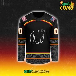 Maryland Black Bears Veterans Day 2024 Hockey Jersey