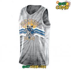 Minnesota Timberwolves Grateful Dead Night Gray Basketball Jersey