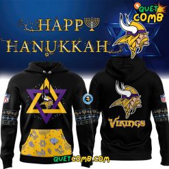 Minnesota Vikings 2024 Happy Hanukkah Limited Edition Hoodie