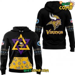 Minnesota Vikings 2024 Happy Hanukkah Limited Edition Hoodie