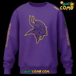 Minnesota Vikings  Salute to Service  2024 Purple Sweatshirt