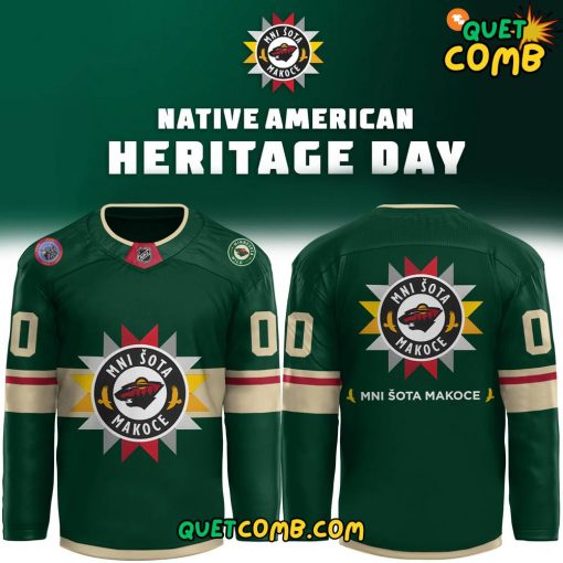 Minnesota Wild Native American Heritage 2024 Limited Edition Hockey Jersey