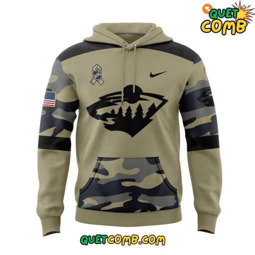 Minnesota Wild Military Appreciation Night 2024 Hoodie