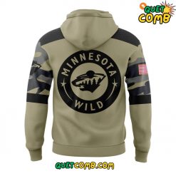 Minnesota Wild Nike Military Appreciation Night 2024 Hoodie