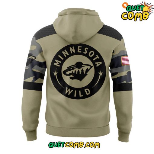 Minnesota Wild Military Appreciation Night 2024 Hoodie