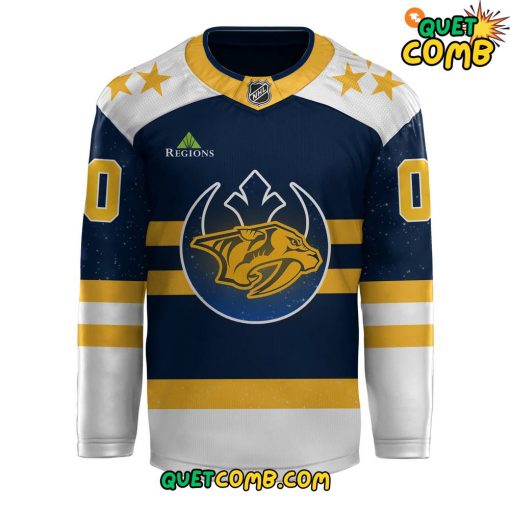 Nashville Predators Star Wars Night 2024 Custom Name Hockey Jersey