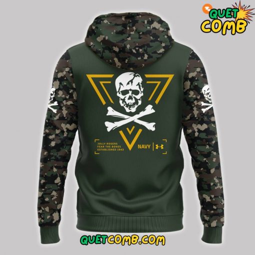 Navy Midshipmen Angel Of Death Jolly Rogers 2024 Camo Hoodie