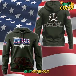 Norfolk Admirals “Military Appreciation Theme” 2024 Hoodie