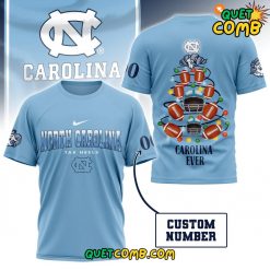 North Carolina Tar Heels Limited Edition Custom Name T-shirt