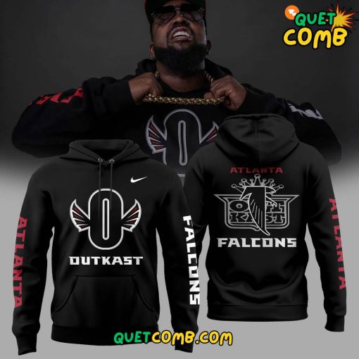 Outkast x Atlanta Falcons 2024 Iconic Black Hoodie