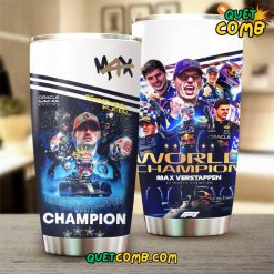 Red Bull Racing Max Verstappen World Champion 2024 Tumbler