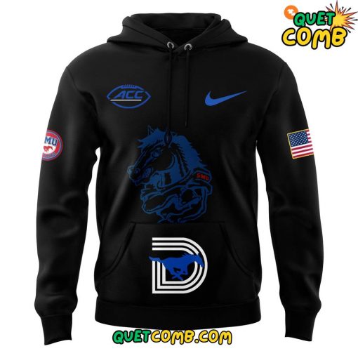 SMU Football 2024 “Dark Mode” Back Night Pullover Hoodie