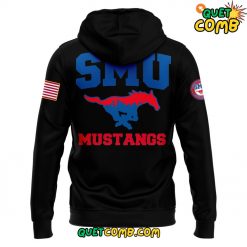 SMU Football 2024 Dark Mode Back Night Pullover Hoodie