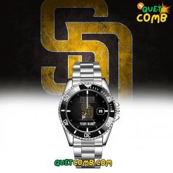 San Diego Padres Stainless Steel Watch