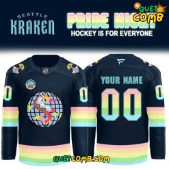 Seattle Kraken 2024 Rainbow Pride Premium Jersey