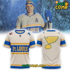 St. Louis Blues Winter Collection 2024 Custom Name T-shirt