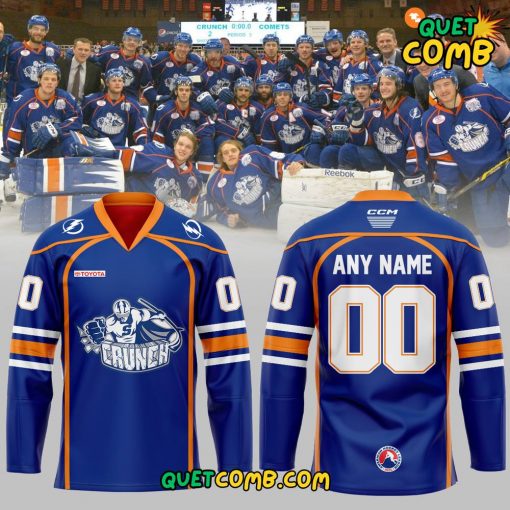 Syracuse Crunch 10th Anniversary of the Toyota Custom Name Hockey Jersey