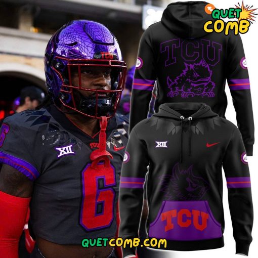 TCU Horned Frogs 2024 Black ‘Go Frogs’ Limited Edition Purple Hoodie