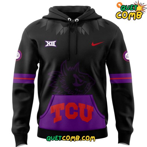 TCU Horned Frogs 2024 Black ‘Go Frogs’ Limited Edition Purple Hoodie