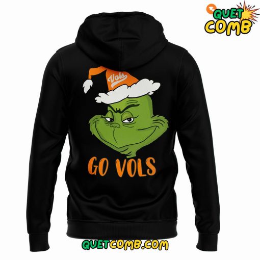 Tennessee Volunteers Merry Christmas Grinch 2024 Black Hoodie