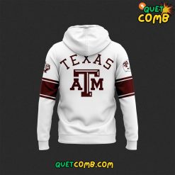 Texas AM Aggies Gig Em Limited Edition White Hoodie