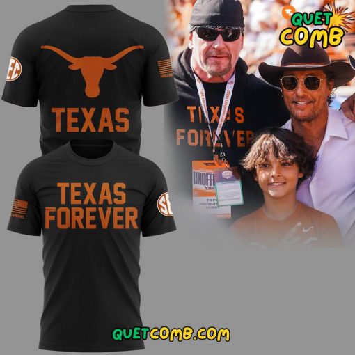 Texas Longhorns Texas Forever Black Tee