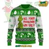 Newcastle United 2024 Custom Name Ugly Christmas Sweater