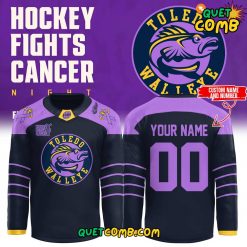 Toledo Walleye Hockey Fighting Cancer 2024 Hockey Jersey